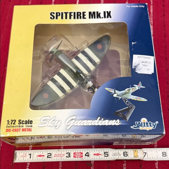 Rare Witty Wings Sky Guardians Spitfire Mk.IX Die-Cast Model in box Hard to find - Picture 8 of 8